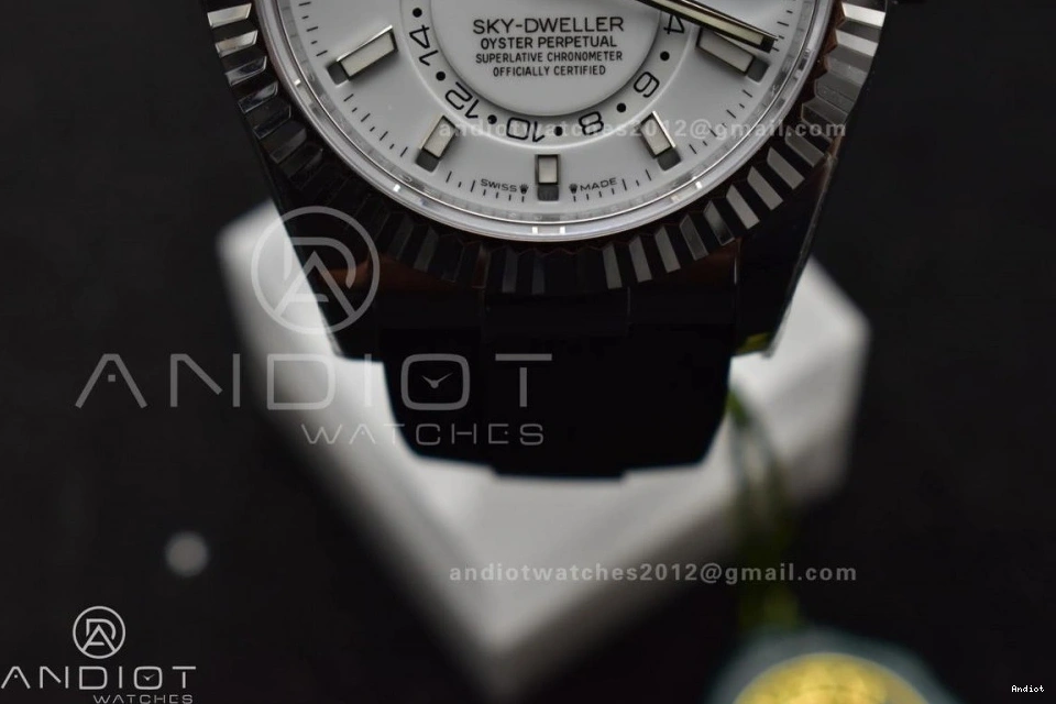 White 1:1 A23J Strap Oysterflex SS on Weight) Best Sky-Dweller Dial (Gain Edition ZF 336239 0217